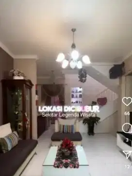Dijual Rumah Legenda Wisata Cibubur 2 Lantai Kondisi Terawat sudah SHM