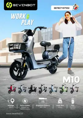 Sevenbot M10 Sepeda Listrik Berkualitas!