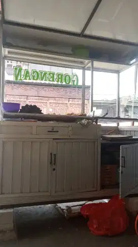 1 set gerobak bekas