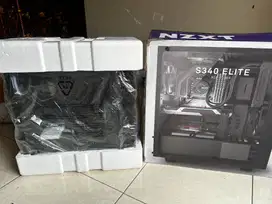 NZXT S340 Elite Gaming Case Include (Include Fan, RGB light & Cooling)