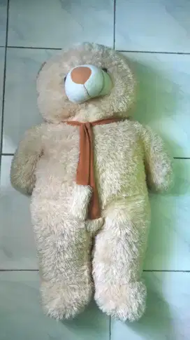 Boneka Beruang Teddy Bear XL Krem