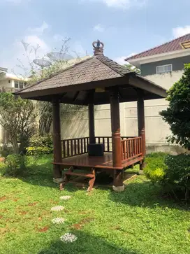 Gazebo Kayu kelapa