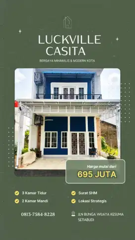 PERUMAHAN DAERAH SETIA BUDI 2 LANTAI