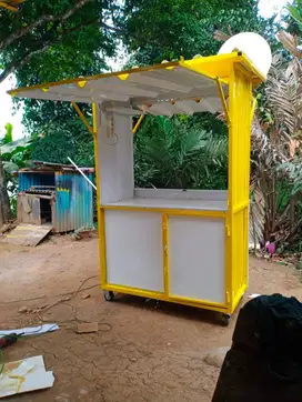 Booth Esteh Siap pakai termasuk termos, kompor, panci