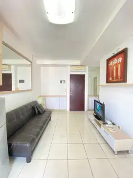 2 kamar full furnish bagus ruangan terang Apt.Mediterania 2 dekat cp