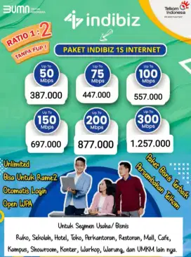 Pasang Beru Wifi INDIBIZ By Telkom