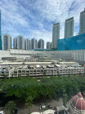 2 kamar full furnish bagus lantai rendah view CP Apt.Royal Mediterania