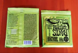 Senar Gitar Listrik 010 Ernie Ball Regular Slinky Custom Gauge Nickel