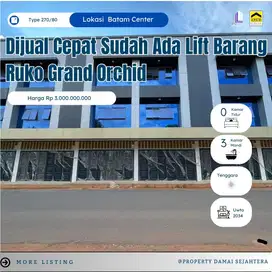 DIJUAL RUKO SIAP HUNI GRAND ORCHID UDAH ADA LIFT BARANG