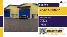 Jual Gudang Casa Krikilan Driyorejo 15 Menit Dari Gerbang Tol Krian