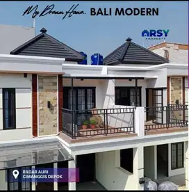 Rumah cluster  2 lantai bali modern dekat tol  Cibubur & Cijago