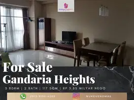 Dijual Apartemen Gandaria Heights 3BR Tower A Furnished Low Floor
