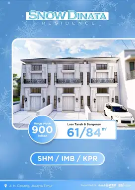 Rumah clasik eropa 925 jt di Bambu Apus jakarta timur