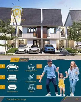 Villa Rosa The Pride of Living Hunian 2 Lantai terbaru Karawaci