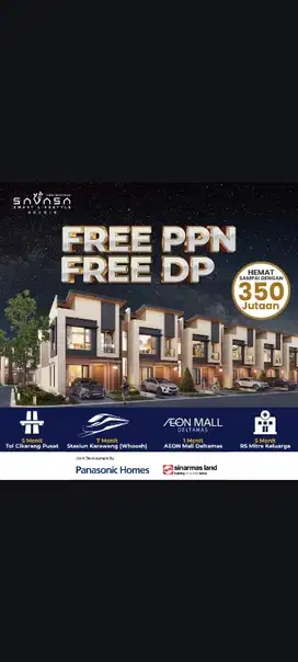 Dijual Perumahan Lokasi dekat dengan AEON MALL