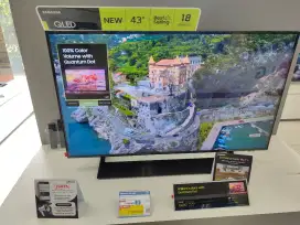 Kredit tv Samsung QLED 4K smart tv 43 promo 0% dan gratis 1x cicilan