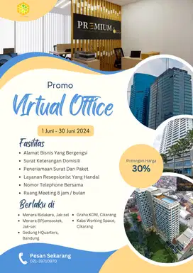 Virtual Office Harga Terjangkau area Tebet Jakarta Selatan