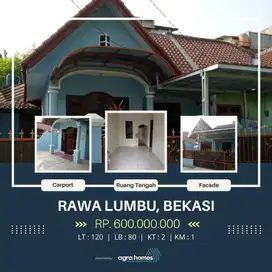 RUMAH TERMURAH DAN LUAS DI RAWALUMBU, BEKASI