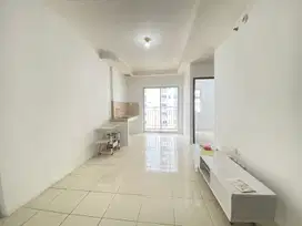 2 kamar tidur unfurnish ada AC dan water heater Apt.Mediterania 2