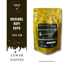 Kopi Arabika Luwak Gayo 500 Gr
