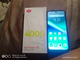 Dijual cepat ITEL POWER 70 8/128(nego tipis aja)