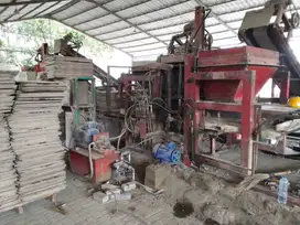 Mesin Paving Block Press Hidrolik Double Conveyor