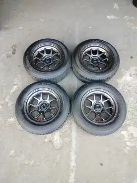 Velg lenso venom 6 r18 6x139 ban bridgestone