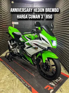 NINJA 150 RR 2014 ANNIVERSARY MODIF HEDON RAWATAN SUPERB UNIT