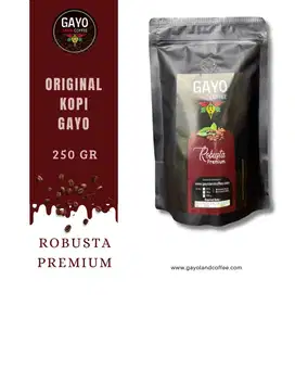 Kopi Robusta Premium 250 Gr