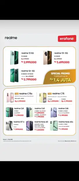 Cicilan Smartphone bunga mulai 0%