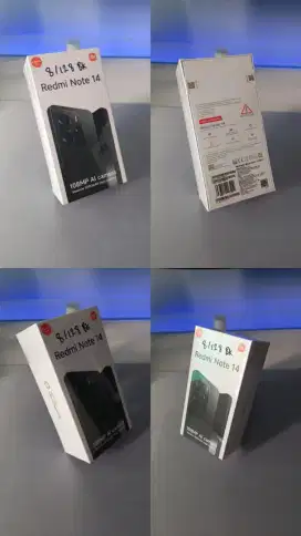 MASIH SEGEL - Xiaomi Redmi Note 14 4G - HITAM - 8/128GB