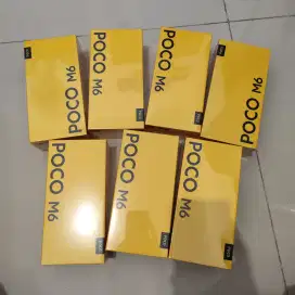 POCO M6 8/256 GARANSI RESMI XIAOMI 15 BULAN NO REPACK