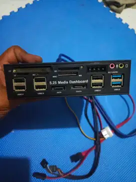 5.25 Front Panel Media Dashboard