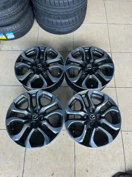 VELG ORI MAZDA2 R16 H4*100 Sigra,Calya,Ayla,Brio.Datsun,Jazz,Mobilio