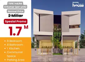 Rumah Kost 8 Kamar, Investasi Autoo Pilot Dekat Kampus IPB