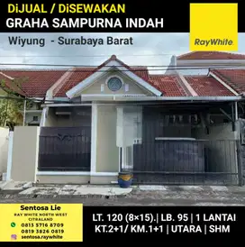 Dijual / Disewakan Rumah Graha Sampurna Indah Wiyung Surabaya dkt PTC
