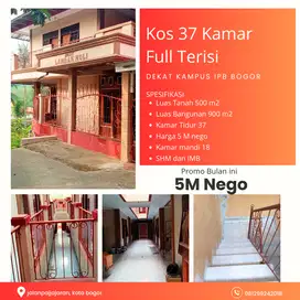 Kos Full Terisi 37 Kamar Di Kampus IPB Bogor, Legalias SHM Dan IMB