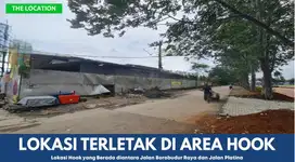 Tanah bonus bangunan gudang di tangerang karawaci