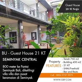 Guest house murah dijual sangat BU di seminyak bali