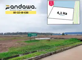 Kavling industri 2jtan di Kawasan dekat Jakarta luas 4 ha