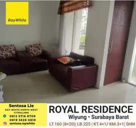 MURAH LUAS Rumah  Royal Residence Wiyung Surabaya Garasi Carport 3 Mob