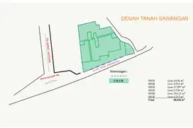 Tanah Seluas 5,8Ha  di Dekat Gerbang Toll Sawangan Depok