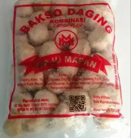Bakso Daging Sapi Istimewa Maju Mapan Merah 500 Gram