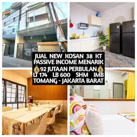 JUAL KOS KOST KOSAN KOSTAN BARU 38 KAMAR DI TOMANG GROGOL PETAMBURAN