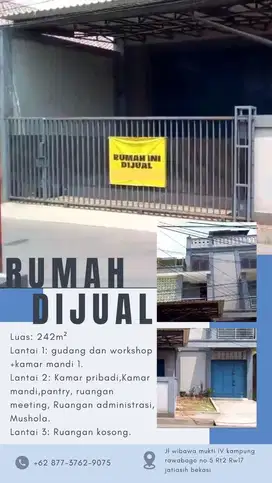 Dijual rumah dan tempat usaha