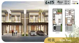 RUMAH DIJUAL PIK 2 CLUSTER OKINAWA UKURAN 6X15 2 LANTAI BISA CICILAN