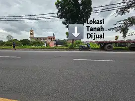 Tanah nol jalan raya samping hotel aston mojokerto
