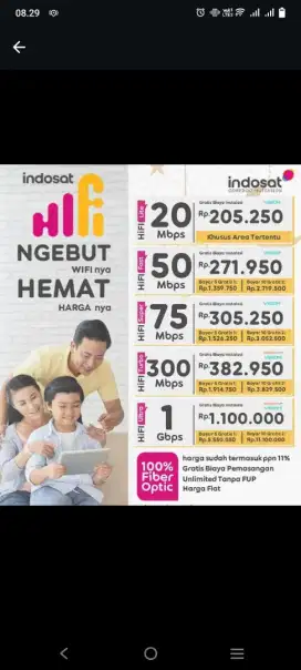 Internet Indosat HIFI