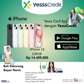 PROMO KREDIT IPHONE 15 218GB APPLY HANYA PAKAI E-KTP