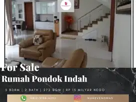 Dijual Rumah 2 Lantai Bagus Semi Furnished SHM di Pondok Pinang